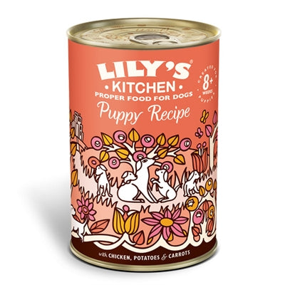 Lily's Kitchen Hundewelpen Rezept Huhn / Kartoffeln / Karotten 6X400 GR