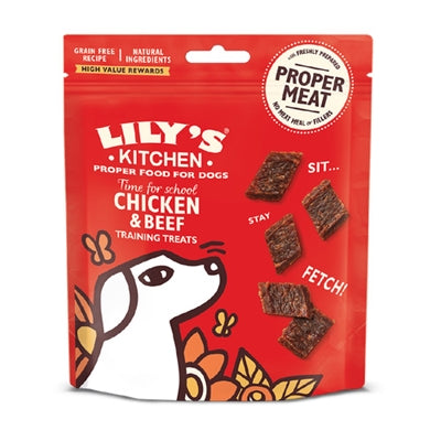 Lily's Kitchen Hund Erwachsenen Training Leckerbissen Huhn/Rindfleisch 70 GR