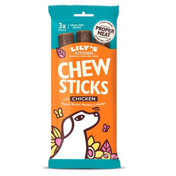 Lily's Kitchen Hund Erwachsene Kau-Sticks Huhn 3 ST 120 GR