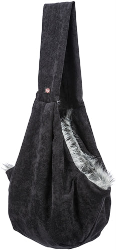 Trixie Dog Bag Belly Carrier Soft Schwarz/Grau 60X22X20 CM