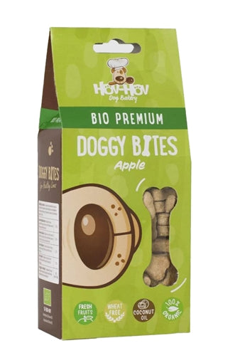 Hov-Hov Bio Premium Doggy Bites Getreidefrei Apfel 100 GR