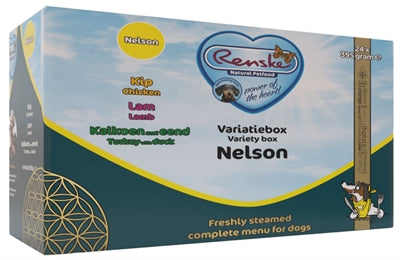 Renske Fleisch Variation Box Nelson Huhn / Lamm / Pute Und Ente 24X395 GR