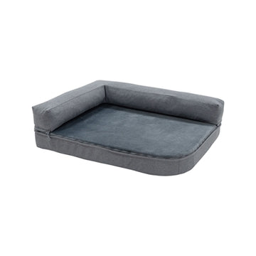 Madison Friends Hund Korb Royal Zip-Off Grau