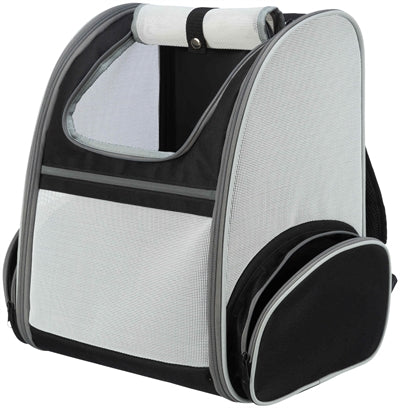Trixie Dog Rucksack Chloe Hellgrau/Schwarz 39X27X43 CM