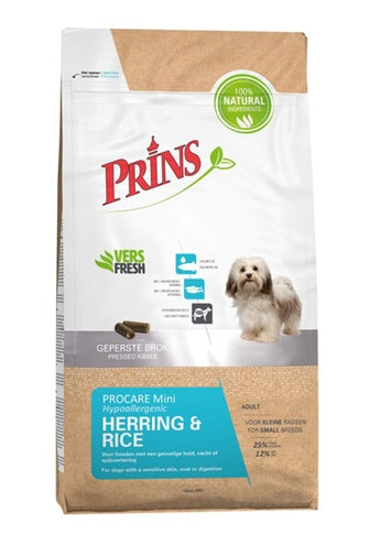 Prins Procare Erwachsene Mini Hering / Reis Hypoallergen 3 KG
