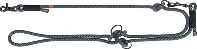 Trixie Soft Rope Hundeleine Verstellbar Schwarz/Grau 200X1 CM
