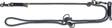 Trixie Soft Rope Hundeleine Verstellbar Schwarz/Grau 200X1 CM