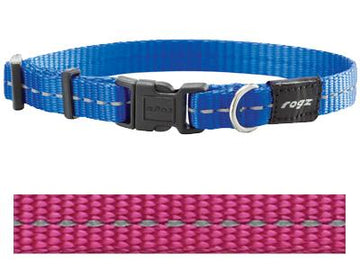 Rogz For Dogs Rogz Für Hunde Nitelife Halsband Rosa 11 MMX20-32 CM