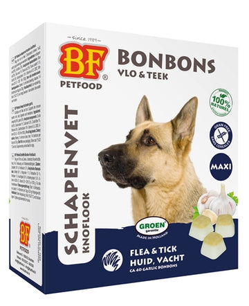 Biofood Schafsfett Maxi-Bonbons Knoblauch 40 ST