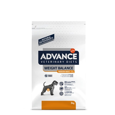 Advance Veterinary Diet Hund Gewicht Balance Mittel / Maxi