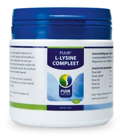 Puur Natuur Naturreiner L-Lysin-Hund Und -Katze 50 GR